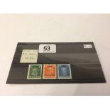 Germany SG421-423 MTD mint Cat £70. Stam