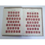 GB 1d reds plate numbers used in folder