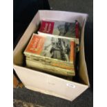 A box of 1950's and 1960's railway magaz