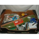 A Box of various Scenic materials, Paint