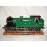 A 2 1/2" Gauge LMS Green 4-4-2T. This vi
