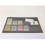 GB 1902-11 light mtd mint 0.5d,1.5d,2d,3d,9d,19d,1/- Cat £615.