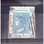 Hong Kong 12c used SG3 Cat £60.