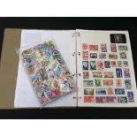 A Stanley Gibbons stamp album containing a collection of Australian stamps from Victoria onwards