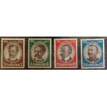 Germany SG537-540 complete unmounted mint set Cat £200.
