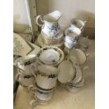 The residue of a Paragon bone china tea service,