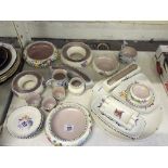 A large quantity of various white bodied Traditional Poole Pottery items.