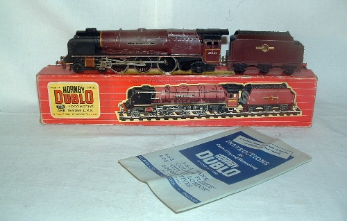 HORNBY DUBLO 2R BR Maroon Class 8P  4-6-2 'City of London' - Good Plus with Instructions in a Good