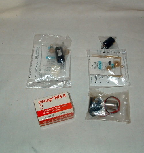 ESCAP 2 x RG4 Precision Drive 12v Motors - one Imperial Mint Boxed with Instructions and another