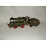 HORNBY 0 Gauge C/W Southern Green No 0 0-4-0 no 793 and Tender c 1938 Locomotive and Tender Fair