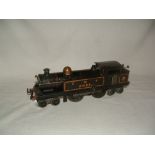 HORNBY 0 Gauge C/W No 2 LMS Black 4-4-4T no 2052 c1939 - body complete with Brass Dome and some