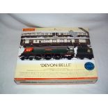 HORNBY R2568 'The Devon Belle' Train Pack comprising an unrebuilt BR Green West Country 4-6-2