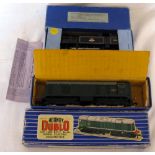 HORNBY DUBLO 3R L30 BR Green Class 20 BO BO no D8000 (Excellent in an Excellent Blue & White