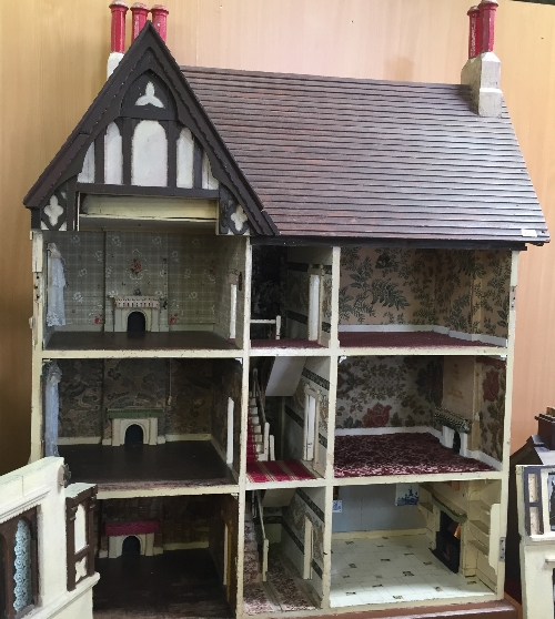 Large Doll's House 'The Folly' in Tudor style, - Image 2 of 11