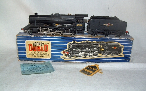 HORNBY DUBLO 3R LT25 BR Black Class 8F 2-8-0 no 48158.