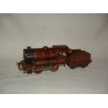 HORNBY 0 Gauge C/W LMS Maroon No 0 0-4-0 no 5551 and Tender. Excellent.