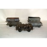 0 Gauge 5 x lightly weathered Goods Wagons by various Makers - a S& M Construction Dept Mines Wagon
