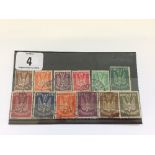 Germany SG218-229. Complete set of 12 used. Cat £190.