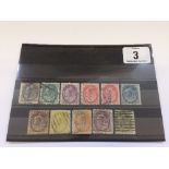 Canada Range from SG150-165 set of 11. used. Cat £180.