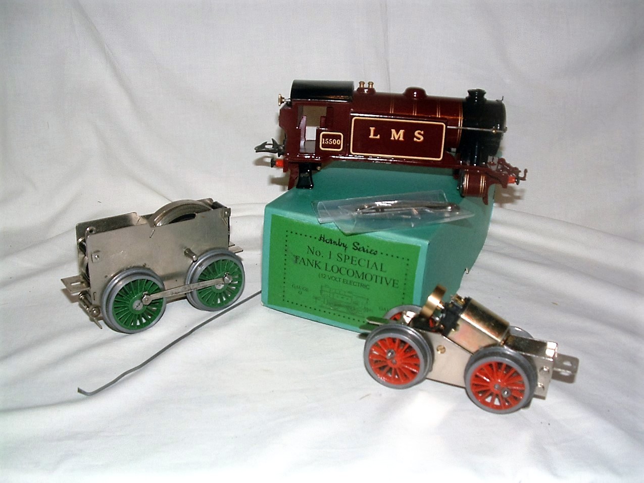 HORNBY 0 Gauge No 1 Special Tank - expertly restored LMS Maroon 0-4-0T body no 15500 and a restored