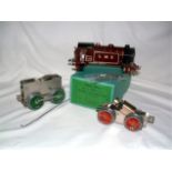 HORNBY 0 Gauge No 1 Special Tank - expertly restored LMS Maroon 0-4-0T body no 15500 and a restored