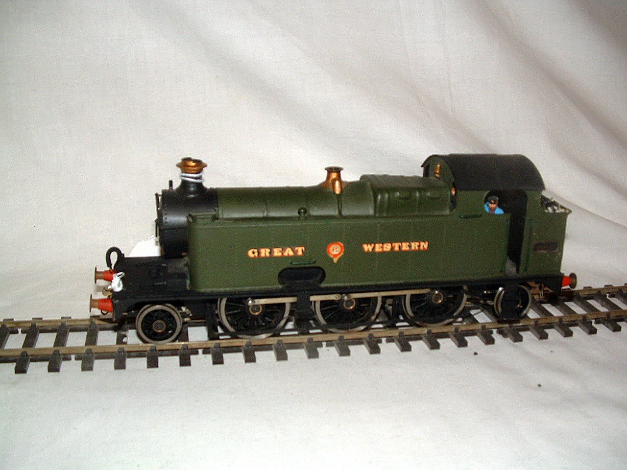 O Gauge Kit Built Brass GWR Green 2-6-4T no 3920. Moxon Motor. Sprung Buffers.