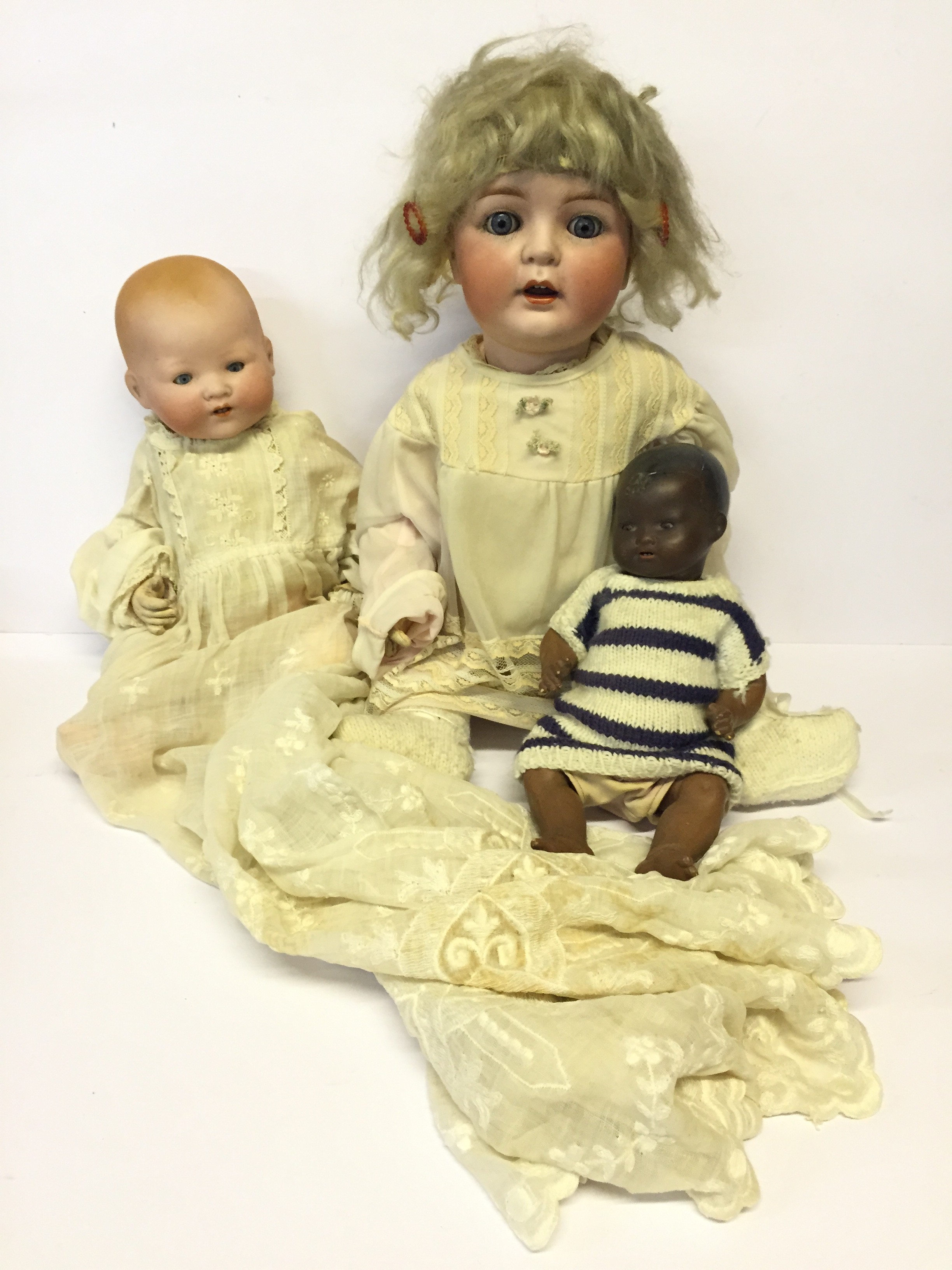 Late 19th/early 20th Century Kestner (Germany) bisque head composition body doll,