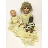 Late 19th/early 20th Century Kestner (Germany) bisque head composition body doll,