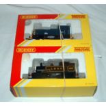 HORNBY Railroad - 2 x Locomotives - R2941 LBSC Brown 0-4-0T no 629 (Mint Boxed with Instructions)