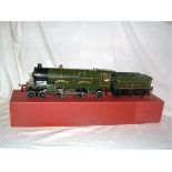 HORNBY 0 Gauge E320 3R 20V GWR Green 4-6-2 'Caerphilly Castle' and Tender.  Serviced 10/2015.