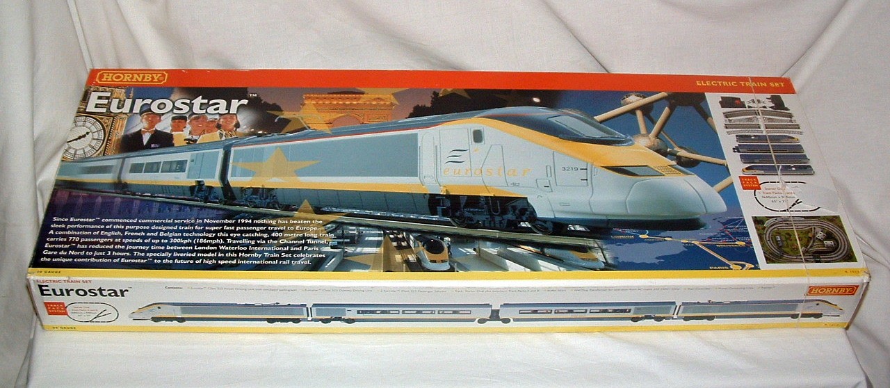 HORNBY R1013 'Eurostar' Ready to Run Train Set comprising a Eurostar Class 323 Power Driving Unit