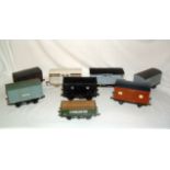 8 x 0 Gauge Wagons built from Aitch and other Kits - mostly Good and made from Plastic Kits with