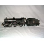 BASSETT-LOWKE O 5302 3R BR Black litho lined Red/Grey Class 4P 4-4-0 and Tender. Serviced 10/2015.
