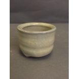 A small Chinese crackle glazed celadon ground censer, 2'' high, 2¾'' diameter