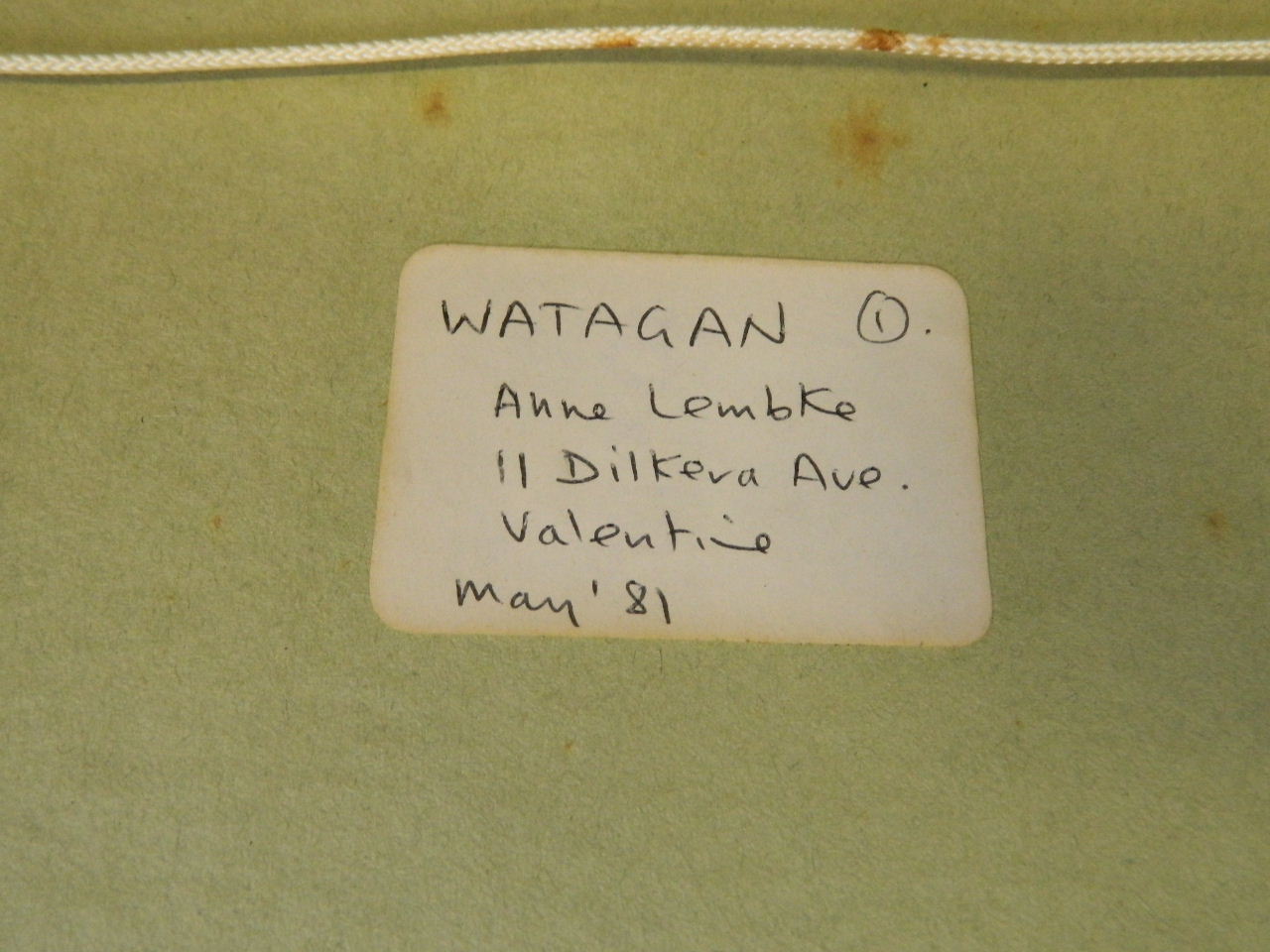 Anne Lembke, 'Watagan 1 & 2', pair of Australian oils on artist's board, 12'' x 10'' - Image 4 of 7