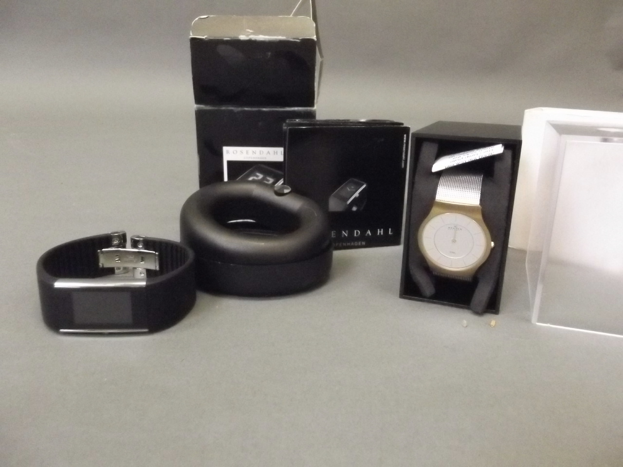 A Rosendahl gentleman's wristwatch designed by Flemming Bo Hansen, in case and box, and a Skagen