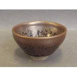 A Chinese Jun Kiln spattered glaze bowl, 4'' diameter