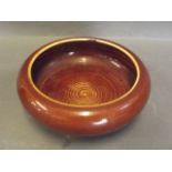 A Chinese brown glazed bowl, 6'' diameter (chip to rim)