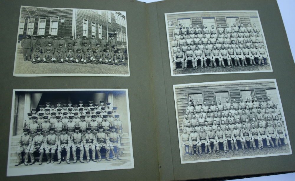 WW2 Japanese Machine Gun Regiment Photograph Album, consisting of images of Japanese infantry - Image 3 of 6