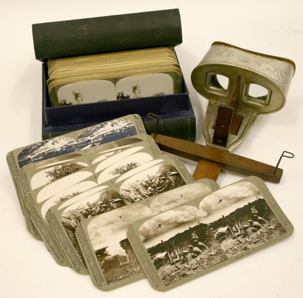 Great War Stereoviews and Viewer, the cards are housed in the original book style holder. Images - Image 2 of 2