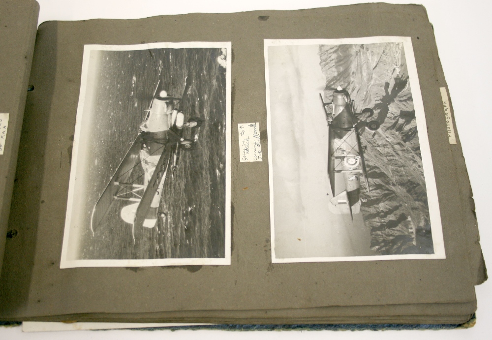 Rare and Interesting WW2 Fleet Air Arm Photograph Album consisting of black and white photographs - Image 5 of 7