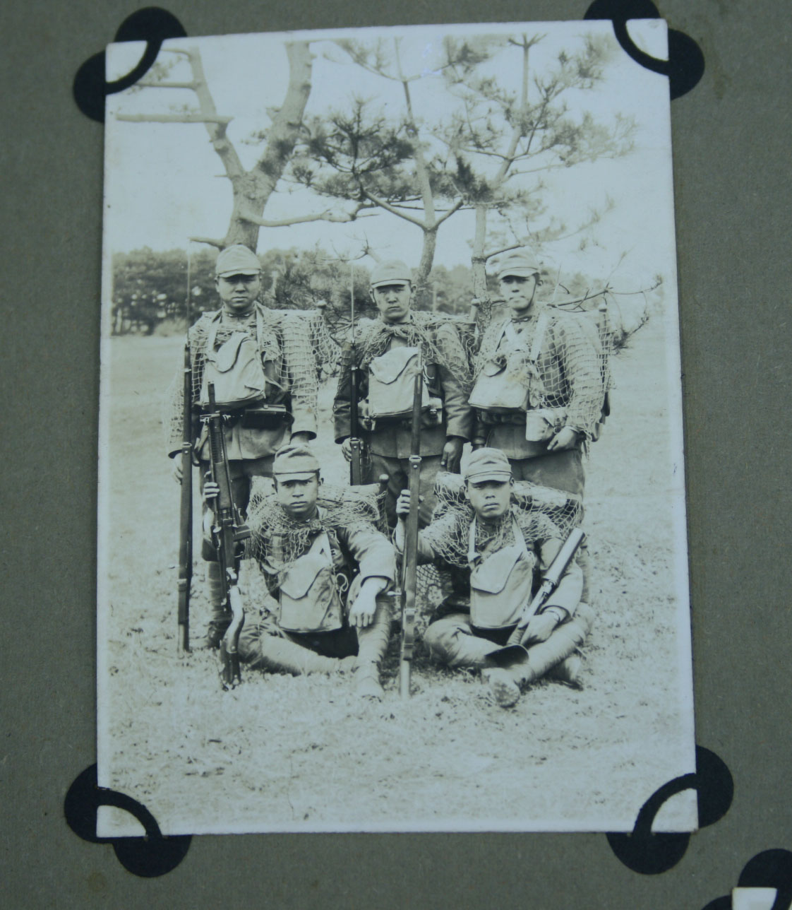 WW2 Japanese Machine Gun Regiment Photograph Album, consisting of images of Japanese infantry - Image 6 of 6