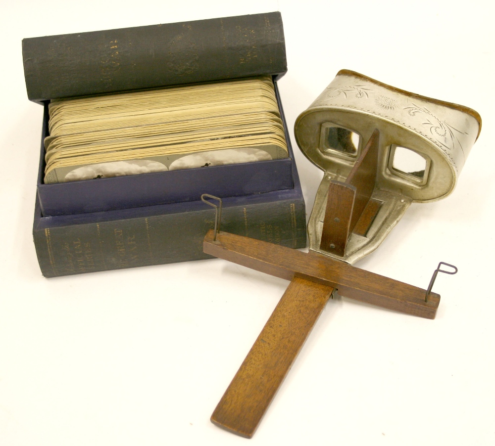 Great War Stereoviews and Viewer, the cards are housed in the original book style holder. Images