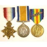 1914-15 Star Trio of Captain William Edward Phillips Royal Air Force, 1914-15 star is named on the