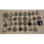 Selection of Obsolete British Police Cap Badges all being EIIR period and include some enamel