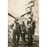 Rare and Interesting WW2 Fleet Air Arm Photograph Album consisting of black and white photographs