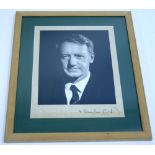 Ian Douglas Smith Signed Official Photograph, being the formal black and white official photograph