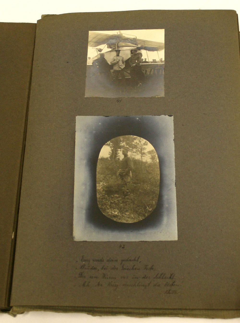 Imperial German 1916 Photograph Album taken on the Western Front in the Verdun area. The album has a - Image 3 of 5