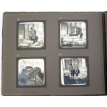 Imperial German Hussars Photograph Album consisting of snap shot photographs housed in a period