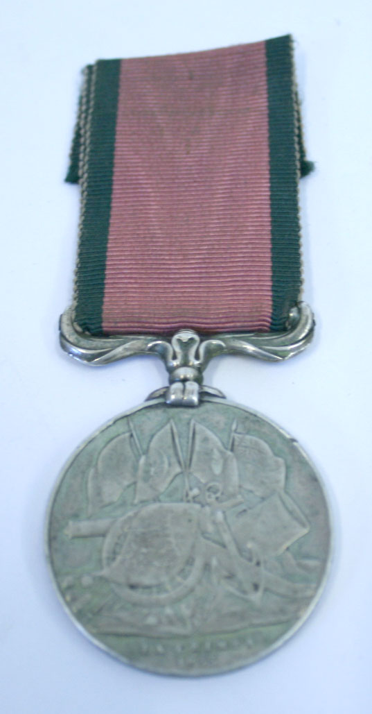 Turkish Crimea Medal Sardinian Issue fitted with Crimea style suspender. Medal has been engraved